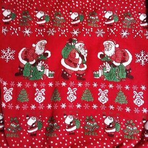 Vintage Nut Cracker Santa Claus Christmas AOP Sweater Crewneck Sweatshirt